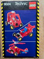 Lego Technic bouwbeschrijving set 8024: auto’s en helicopter, Kinderen en Baby's, Speelgoed | Duplo en Lego, Ophalen, Zo goed als nieuw