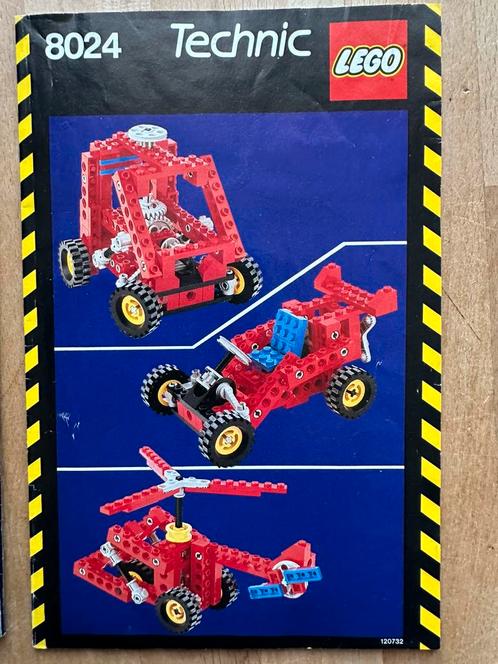 Lego Technic bouwbeschrijving set 8024: auto’s en helicopter, Kinderen en Baby's, Speelgoed | Duplo en Lego, Zo goed als nieuw