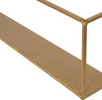 Woood wandplank 50cm goud 6stuks NIEUW, Huis en Inrichting, Woonaccessoires | Wandplanken en Boekenplanken, Ophalen of Verzenden