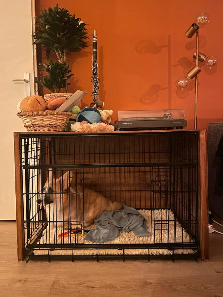 Hondenbench ombouw, Huis en Inrichting, Tafelonderdelen, Nieuw, Tafelblad, 50 tot 100 cm, 50 tot 100 cm, Rechthoekig, Overige houtsoorten