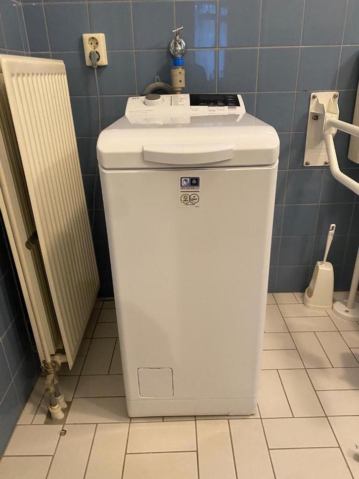 AEG wasmachine, Witgoed en Apparatuur, Wasmachines, Zo goed als nieuw, Bovenlader, 85 tot 90 cm, 1200 tot 1600 toeren, Ophalen