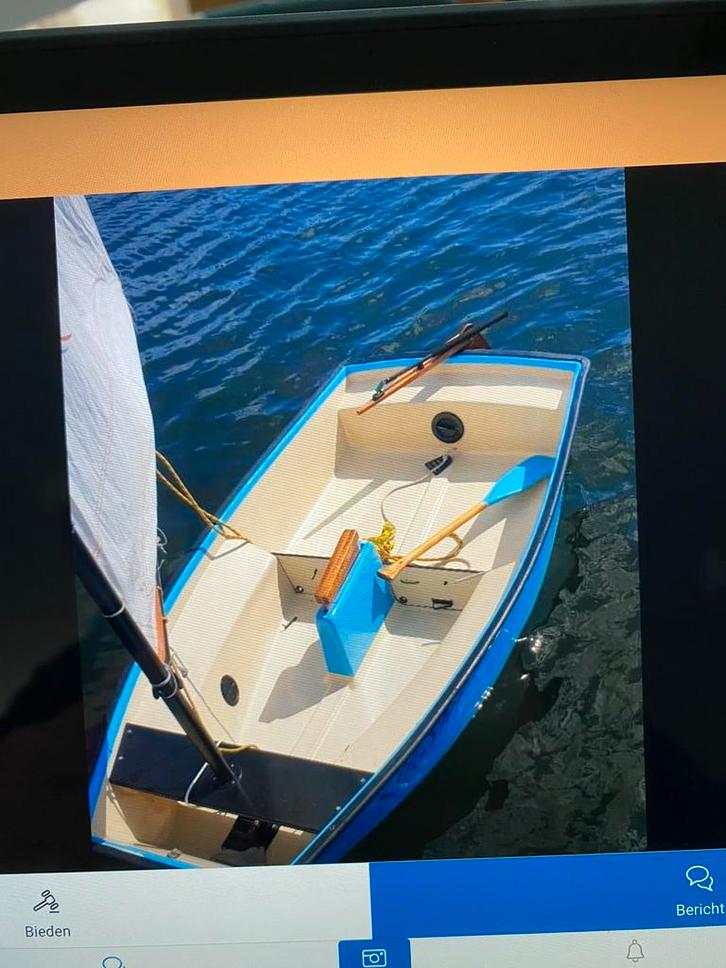 Optimist, Watersport en Boten, Zeilen en Zeiltoebehoren, Gebruikt, Overige typen, Minder dan 15 m², Minder dan 3 meter, Ophalen