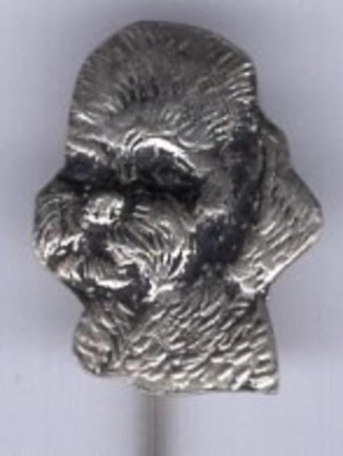 Poedel zilverkleurig honden speldje ( H_036 ), Verzamelen, Speldjes, Pins en Buttons, Nieuw, Speldje of Pin, Dier of Natuur, Verzenden