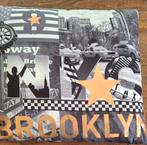 Kussen "Brooklyn" 40x40, Huis en Inrichting, Woonaccessoires | Kussens, Ophalen, Zo goed als nieuw, Zwart, Vierkant