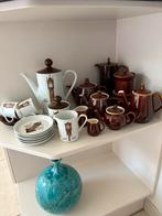 Brocante bruine koffie potten., Antiek en Kunst, Ophalen of Verzenden
