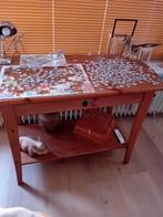 Tafel / side tafel / bureau gebruikt Met lade en onder plank, Antiek en Kunst, Ophalen