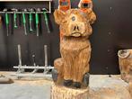 Cartoon koe hout, Antiek en Kunst, Kunst | Beelden en Houtsnijwerken, Ophalen