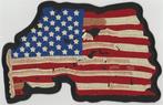 USA vlag stoffen opstrijk patch embleem #2, Motoren, Accessoires | Overige, Nieuw