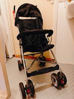 Buggy zwart opklapbaar met rem en zonneklep, Kinderen en Baby's, Buggy's, Ophalen, Gebruikt