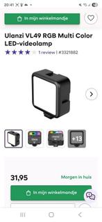 Ulanzi VL49 RGB Multi Color LED-vid nieuw, Ophalen of Verzenden, Nieuw, Overige merken