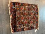 Oosters handgeknoopt tapijtje  Afshar  Antiek 95x86, Verzenden