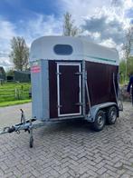 Paardentrailer, Dieren en Toebehoren, Paarden en Pony's | Trailers en Aanhangwagens, 2-paards trailer, Gebruikt, Hout, Ophalen