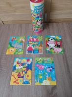 Puzzels (5 stuks) in kartonnen bus - Jade - elk 24 stukjes, Ophalen of Verzenden, Minder dan 500 stukjes, Gebruikt, Legpuzzel