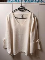 Elegante dames blouse - H&M - Maat 46, Ophalen, H&M, Beige, Maat 46/48 (XL) of groter