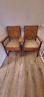2x armleuning stoelen van Labor Omnia Vincit’ in Oosterbeek, Antiek en Kunst, Ophalen