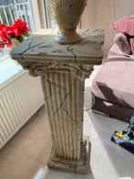 Fosiele zuil met lamp, Huis en Inrichting, Ophalen of Verzenden, Gebruikt