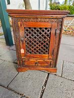 Antiek massief houten kastje met lade en deur, Antiek en Kunst, Ophalen
