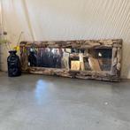 Spiegel - sprokkelhout - driftwood - 180 x 60 cm - TTM Wonen, Huis en Inrichting, Woonaccessoires | Spiegels, Www.ttmwonen.nl