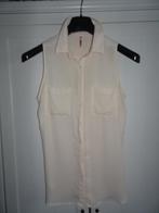 Leuke zomerse blouse beige mouwloos maat m, Ophalen of Verzenden, Zo goed als nieuw, Maat 38/40 (M), Beige