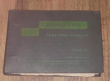 Zundapp Onderdelenboek Ordner Typen 517  1966,1967 en 1968 beschikbaar voor biedingen
