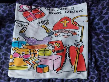 5 december kussenhoes sinterklaas en piet en pakjes beschikbaar voor biedingen
