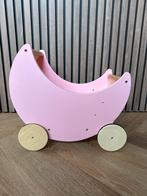 Poppenwagen zonder duwstang, Kinderen en Baby's, Speelgoed | Houten speelgoed, Ophalen, Gebruikt, Rij- of Hobbelspeelgoed