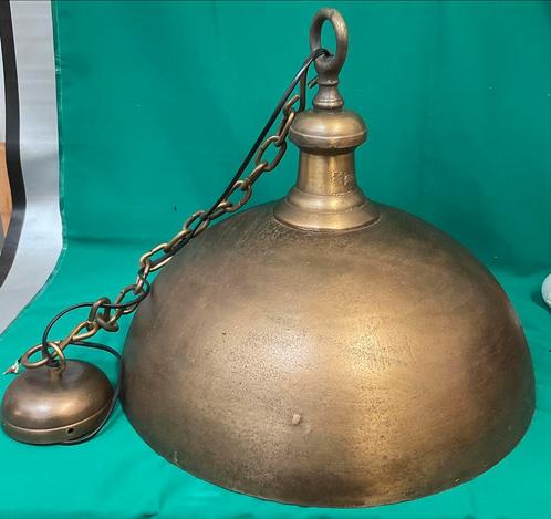 Country style bronzen hanglamp, Huis en Inrichting, Lampen | Hanglampen, Gebruikt, Minder dan 50 cm, Overige materialen, Ophalen