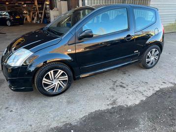 Citroën C2 1.4 I vtr 2008 Zwart met nieuwe apk!! beschikbaar voor biedingen