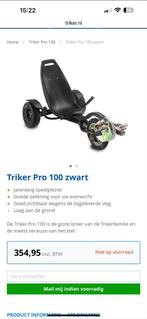 Triker Pro 100 - Dynamite Zwart - Uitdagend & Wendbaar!, Ophalen, Gebruikt, Overige merken, Vrijloopautomaat