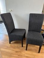 Gratis af te halen 4 of 6 stoelen, Huis en Inrichting, Stoelen, Gebruikt, Zwart, Ophalen of Verzenden, Stof