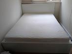 Ikea Malm bed met 2 lades + matras, Huis en Inrichting, Slaapkamer | Bedden, Ophalen, Gebruikt, Wit, Tweepersoons
