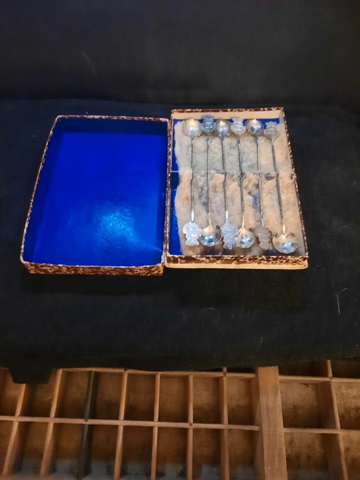 Djokja Zilveren Lepeltjes 800 - Indonesië, Antiek en Kunst, Antiek | Bestek, Ophalen of Verzenden