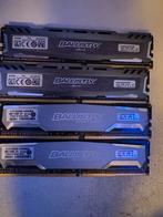 Ballistix 4x4GB DDR4 RAM, Computers en Software, RAM geheugen, Gebruikt, DDR4, Ophalen of Verzenden, Desktop