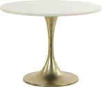 Salontafels light & living rond 76cm en 61cm  (wit), Huis en Inrichting, Tafels | Salontafels, Ophalen, 50 tot 100 cm, Rond, 50 tot 100 cm