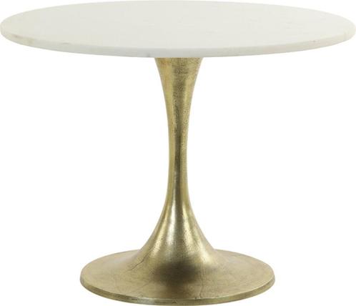 Salontafels light & living rond 76cm en 61cm  (wit), Huis en Inrichting, Tafels | Salontafels, Zo goed als nieuw, Minder dan 50 cm