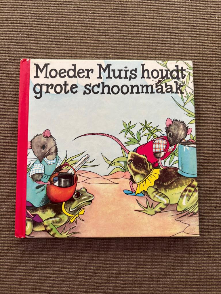 Moeder muis houdt grote schoonmaak nans van leeuwen boekje!, Boeken, Kinderboeken | Kleuters, Gelezen, Fictie algemeen, 4 jaar