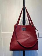 Vera Pelle leren tas bordeaux wijnrood 35 x 35 x 12 cm, Sieraden, Tassen en Uiterlijk, Tassen | Damestassen, Verzenden, Nieuw