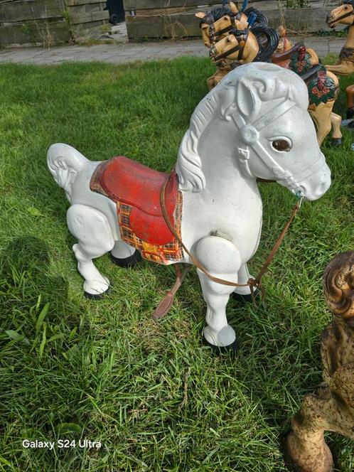 08 Mobo Toys Pony Express Paardje,1950s, Antiek en Kunst, Antiek | Speelgoed, Ophalen