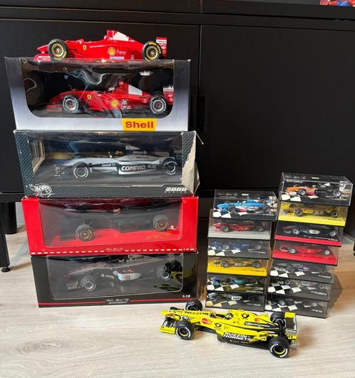 Formule 1 schaalmodellen (F1) collectie te koop, Hobby en Vrije tijd, Modelauto's | Overige schalen, Gebruikt, Overige typen, Ophalen of Verzenden