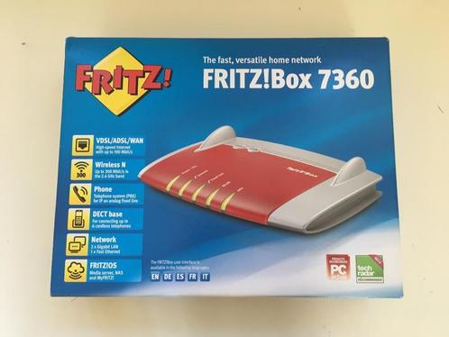 Fritzbox router  Fritz!Box 7360, Computers en Software, Routers en Modems, Zo goed als nieuw, Router met modem, Ophalen of Verzenden