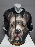 Zwart vest, pitbul, printvest, Ophalen of Verzenden, Nieuw, Overige maten, Zwart