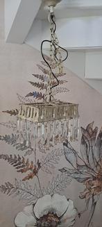 2 Nieuwe hanglamp Ocean kroonluchter met facet geslepen glas, Ophalen, Nieuw, Glas, Brocante, romantisch