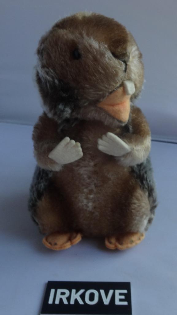 STEIFF OUD * BEVER * Nieuwstaat *, Verzamelen, Beren en Cherished Teddies, Zo goed als nieuw, Stoffen beer, Steiff, Verzenden