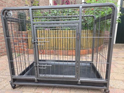 Heavy Duty hondenbech hondenkooi, Dieren en Toebehoren, Hondenbenches, Zo goed als nieuw, Ophalen