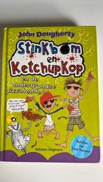Stinkbom en ketchupkop en de ondergrondse pizzabende, Ophalen of Verzenden, Zo goed als nieuw, John Dougherty