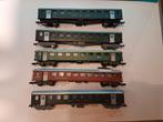 Set van 5 Zwitserse rijtuigen N-spoor, Overige merken, Gebruikt, Gelijkstroom, Wagon