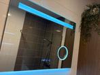 Badkamerspiegel met LED, 80x60 cm, Huis en Inrichting, Ophalen of Verzenden, Zo goed als nieuw, Minder dan 100 cm, Rechthoekig