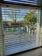 vitrage 'Faux wood' blinds wit houtlook "luxaflex" jaloezie, Ophalen of Verzenden, Zo goed als nieuw, Wit