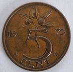 Nederland 1973 - 5 cent munt - drks, Verzenden, Koningin Juliana, 5 cent, Losse munt