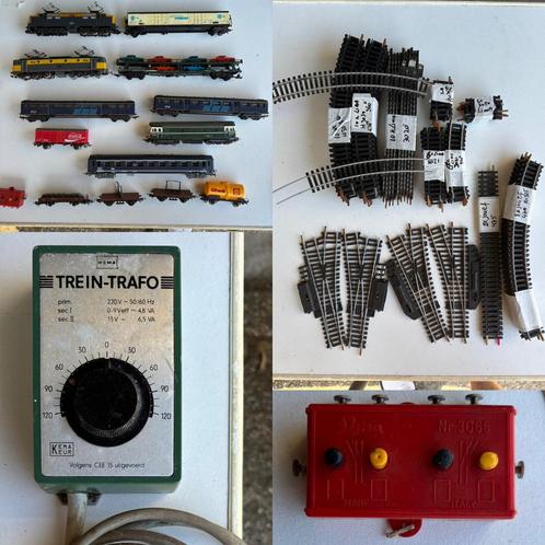 Vintage Lima Treinset met rails, loco, wagons, transformator, Hobby en Vrije tijd, Modeltreinen | H0, Gebruikt, Treinset, Gelijkstroom